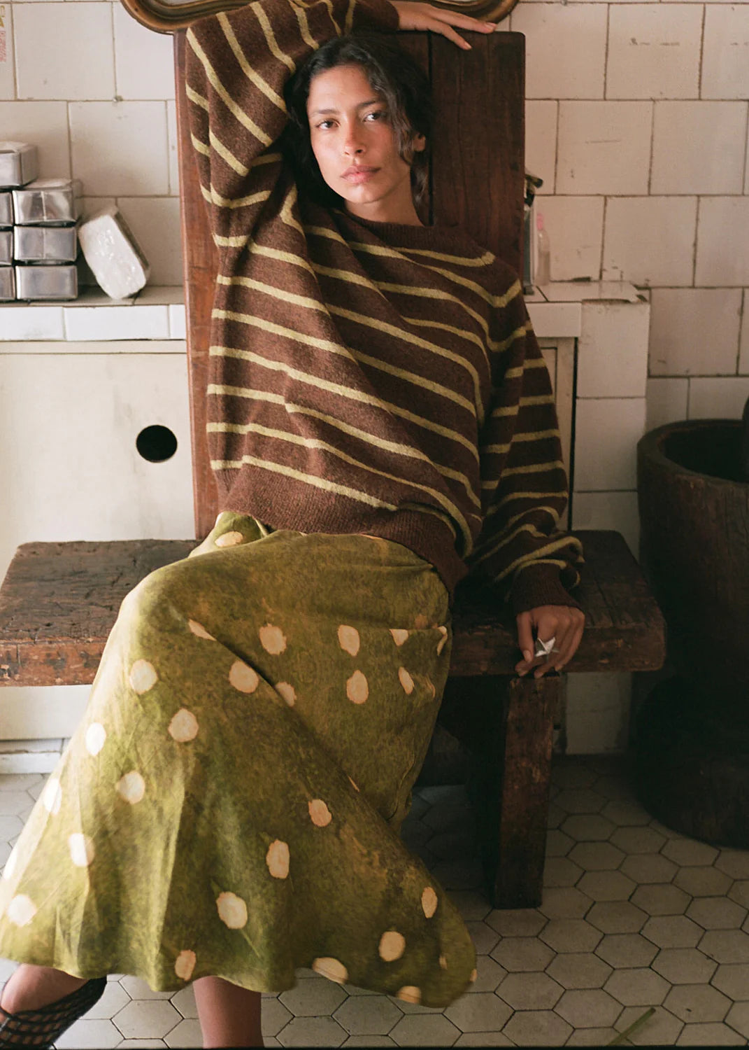 Kinga Csilla | La Oliva Spot Sia Dress