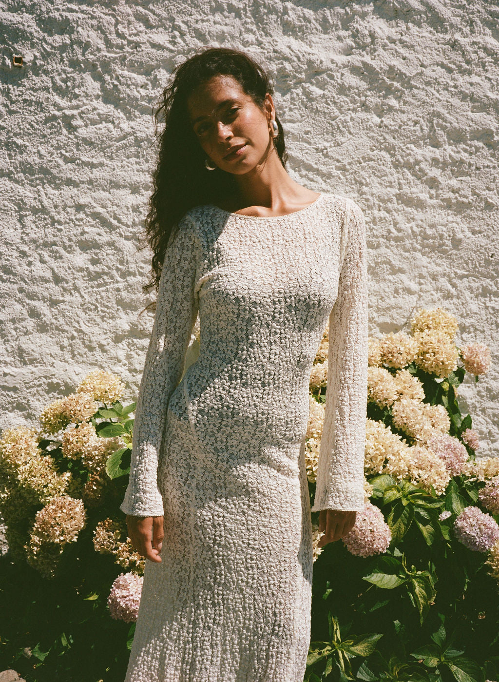 Kinga Csilla | Tarot Lace Cherry Maxi Dress