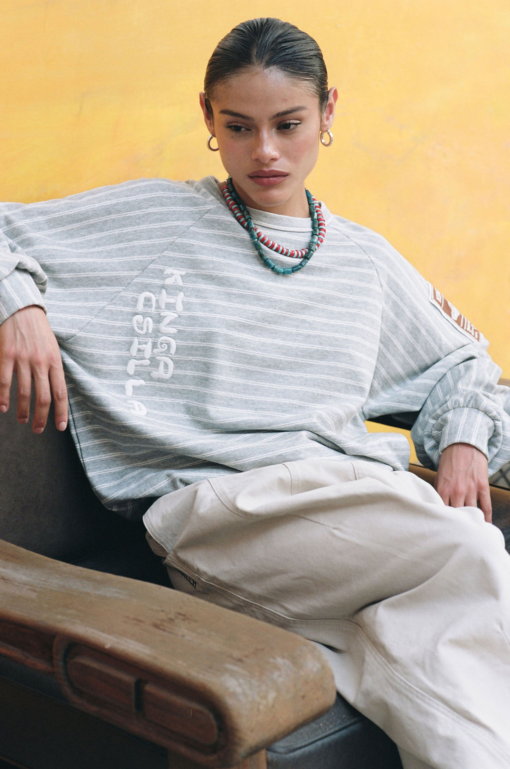 Kinga Csilla | Smoke Stripe Med Jumper