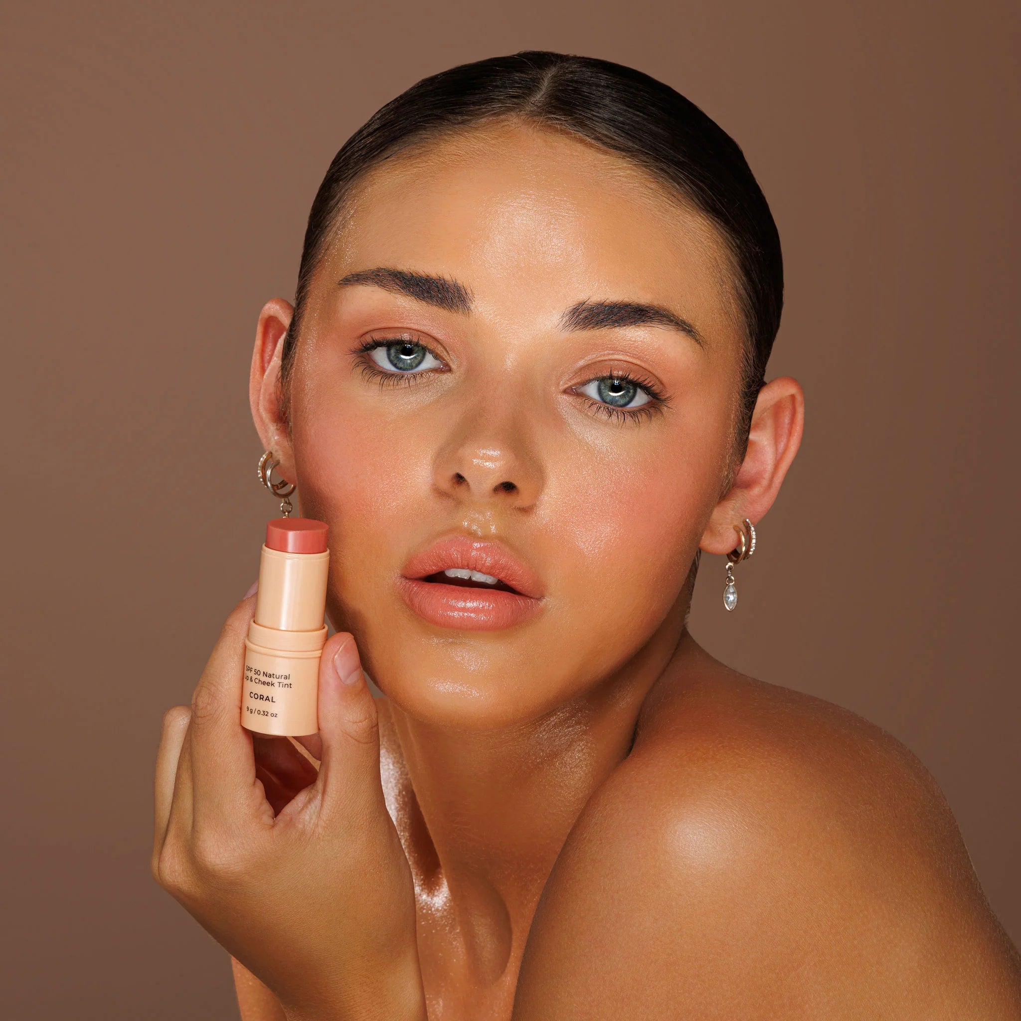 Avocado Zinc | SPF 50 Natural Lip & Cheek Tint - Coral