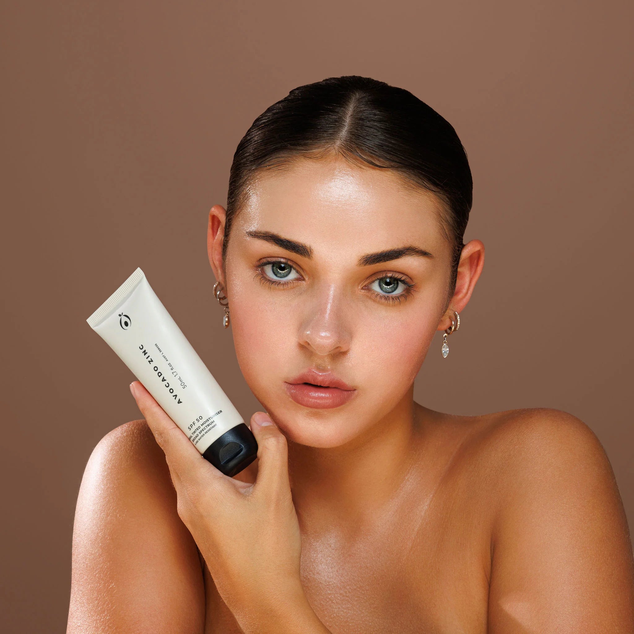 Avocado Zinc | SPF 50 Natural Tinted Moisturiser - Light