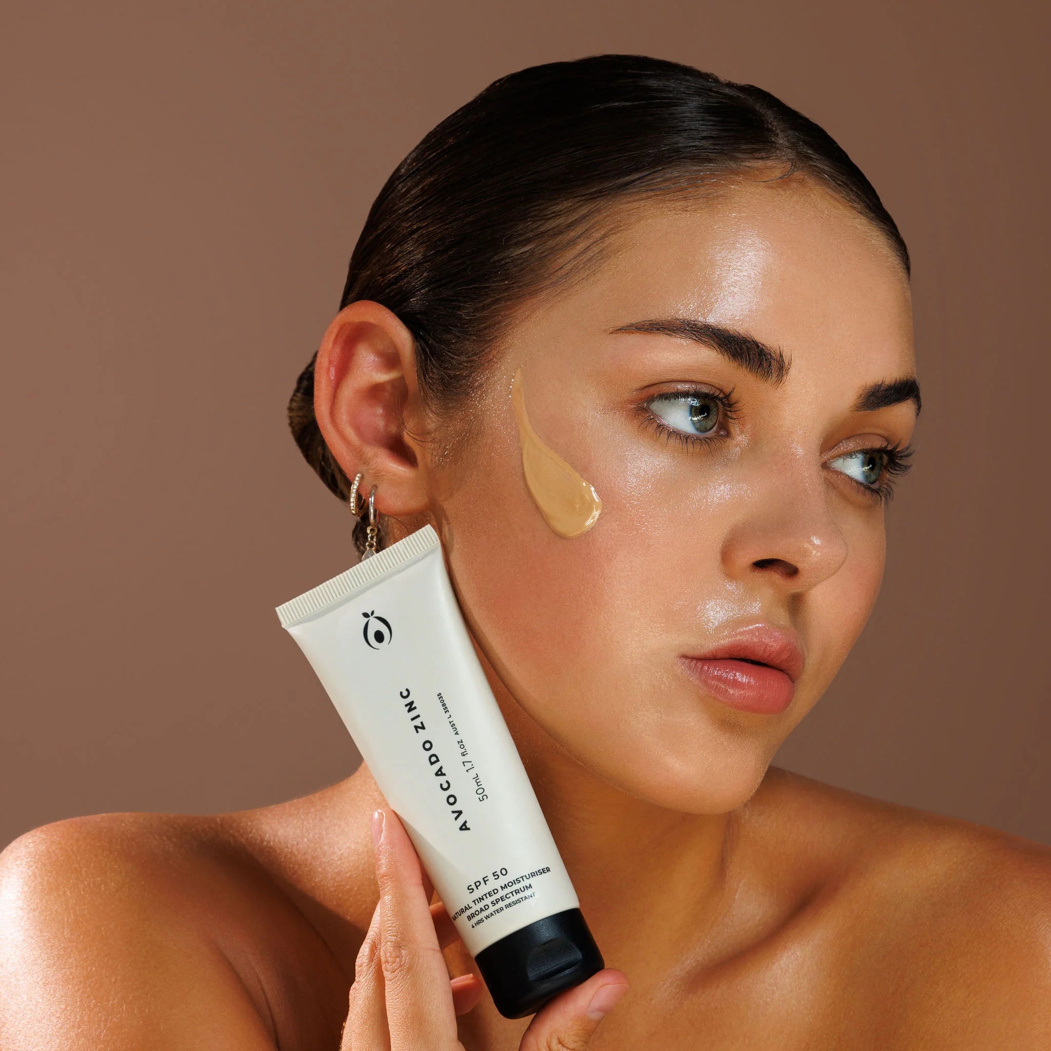 Avocado Zinc | SPF 50 Natural Tinted Moisturiser - Light/Medium