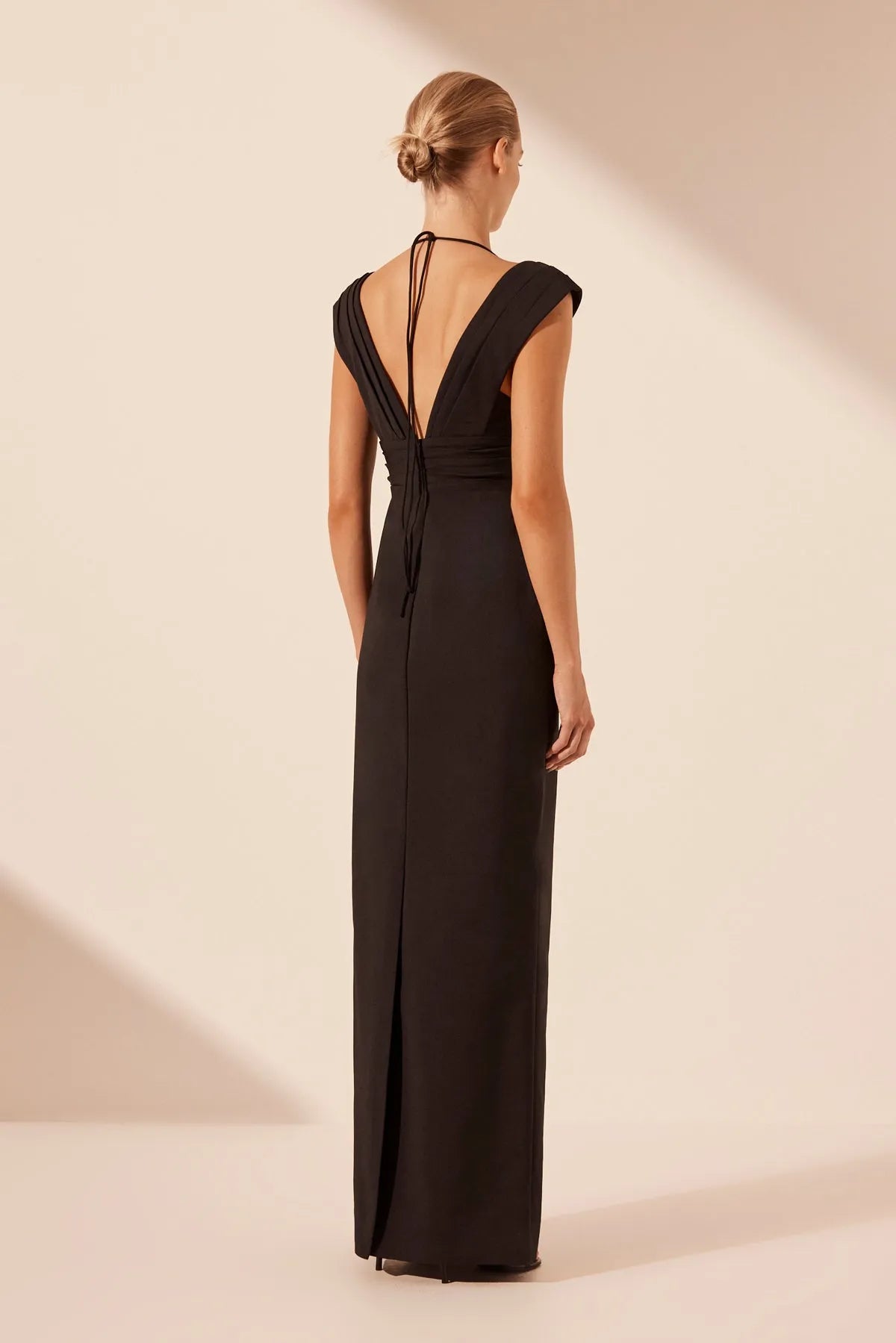 Shona Joy | Lani Cross Front Ruched Maxi Dress