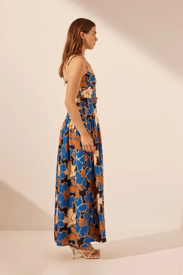 Shona Joy | Karla Panelled Bustier Maxi Dress