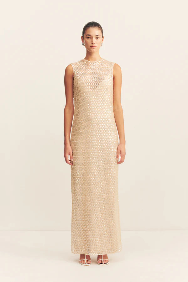 Shona Joy | Everly High Neck Maxi Dress