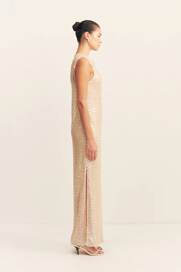Shona Joy | Everly High Neck Maxi Dress