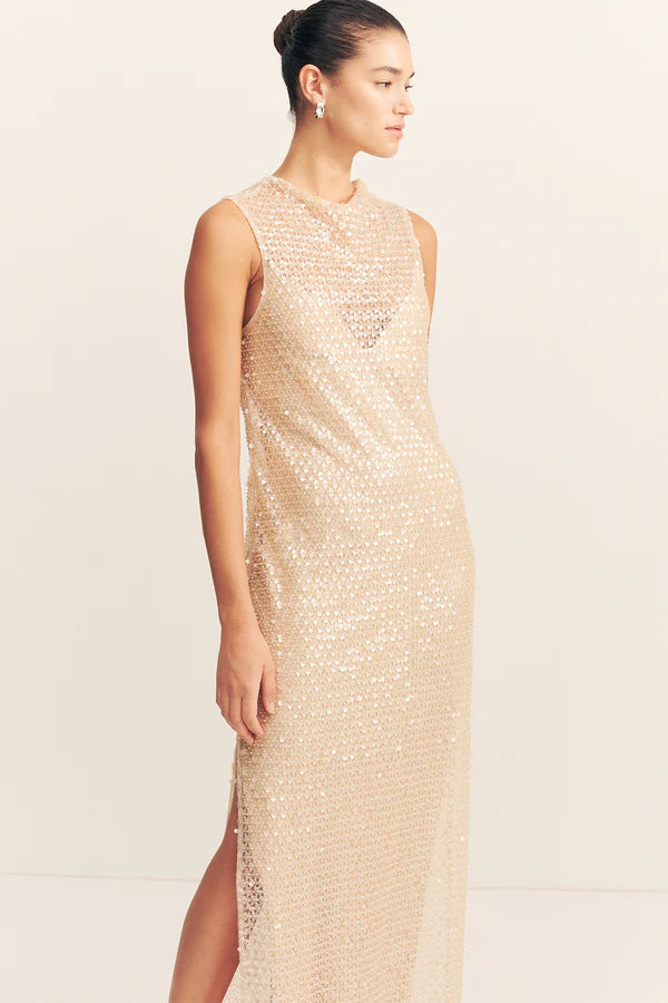 Shona Joy | Everly High Neck Maxi Dress