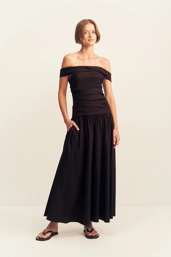 Shona Joy | Brooks Off Shoulder Maxi Dress