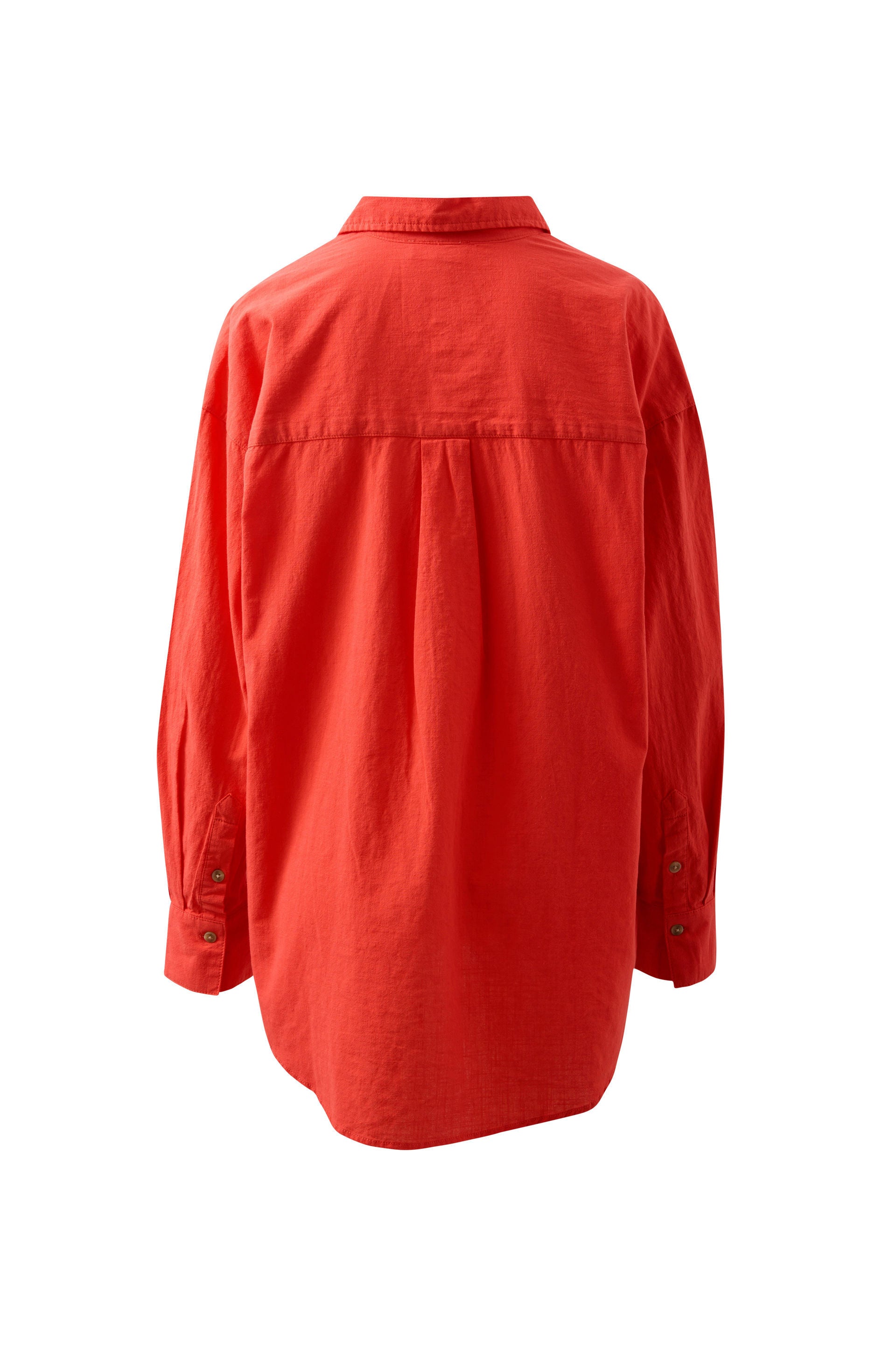 Ceres Life | Peta Oversized Shirt - Heritage Red