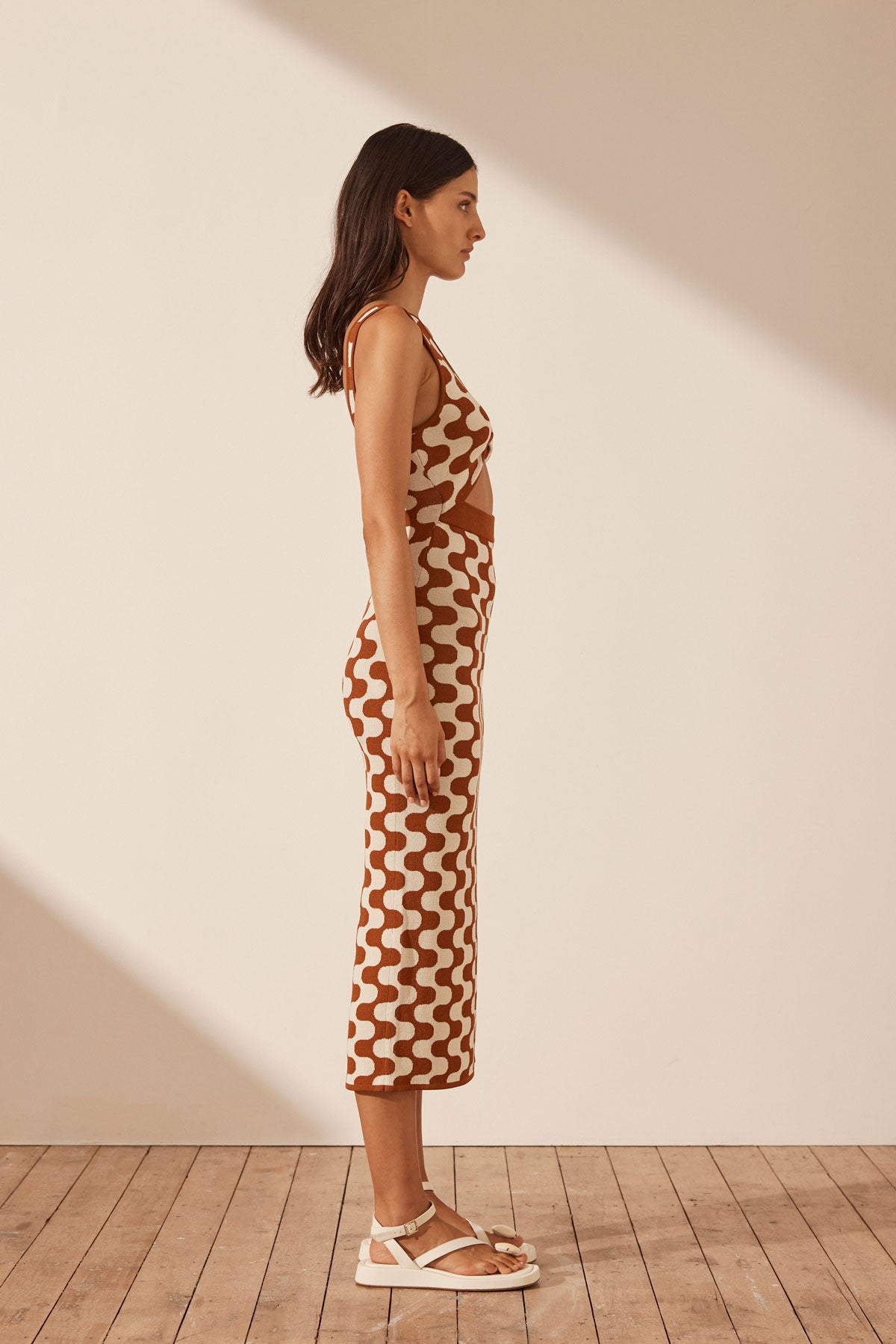 Shona Joy | Incanto Twist Front Midi Dress