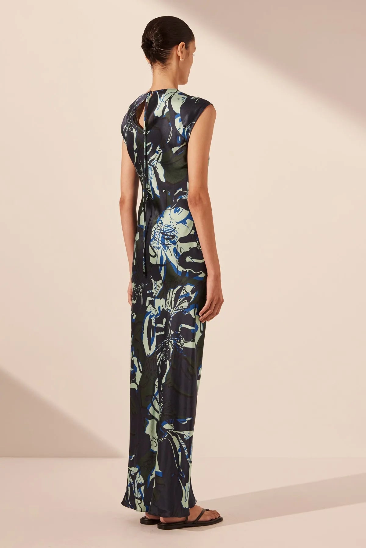 Shona Joy | Franco Silk Side Split Maxi Dress