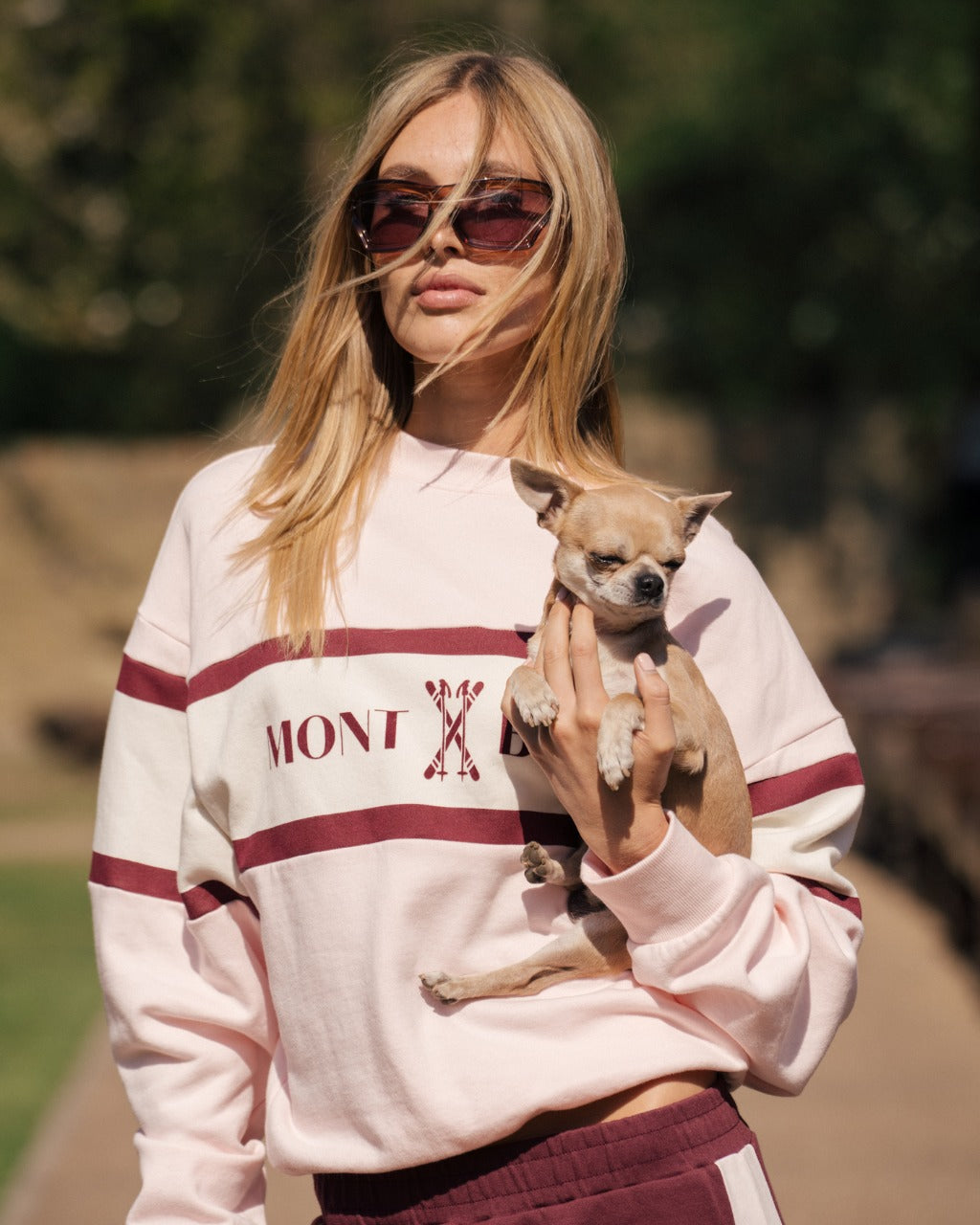 Araminta James | Alpine Sweatshirt Light Blush