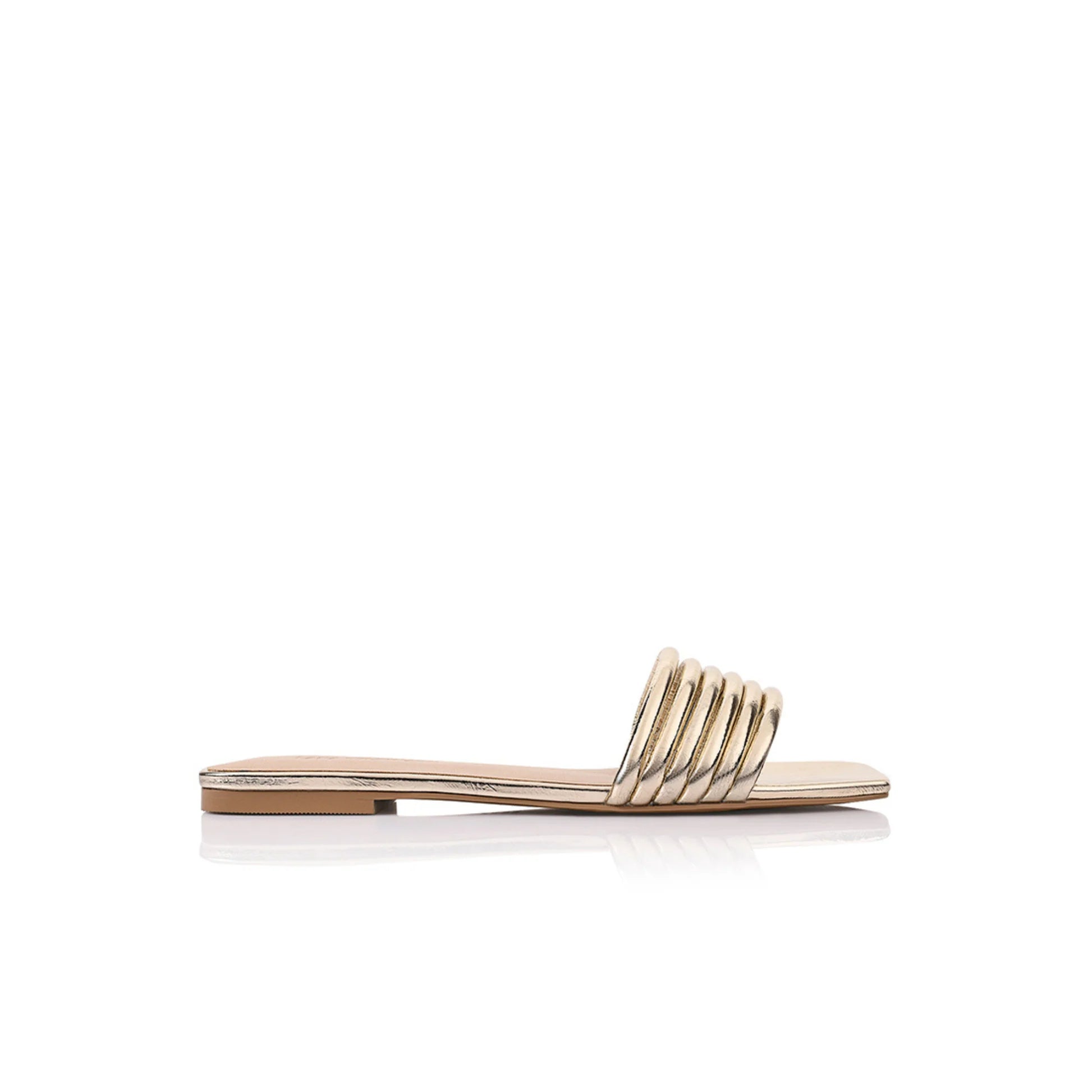 Lana Wilkinson | Cami Flat gold