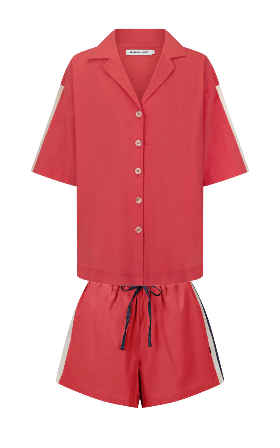 Araminta James | San Sebastian Shirt Set Dusty Red