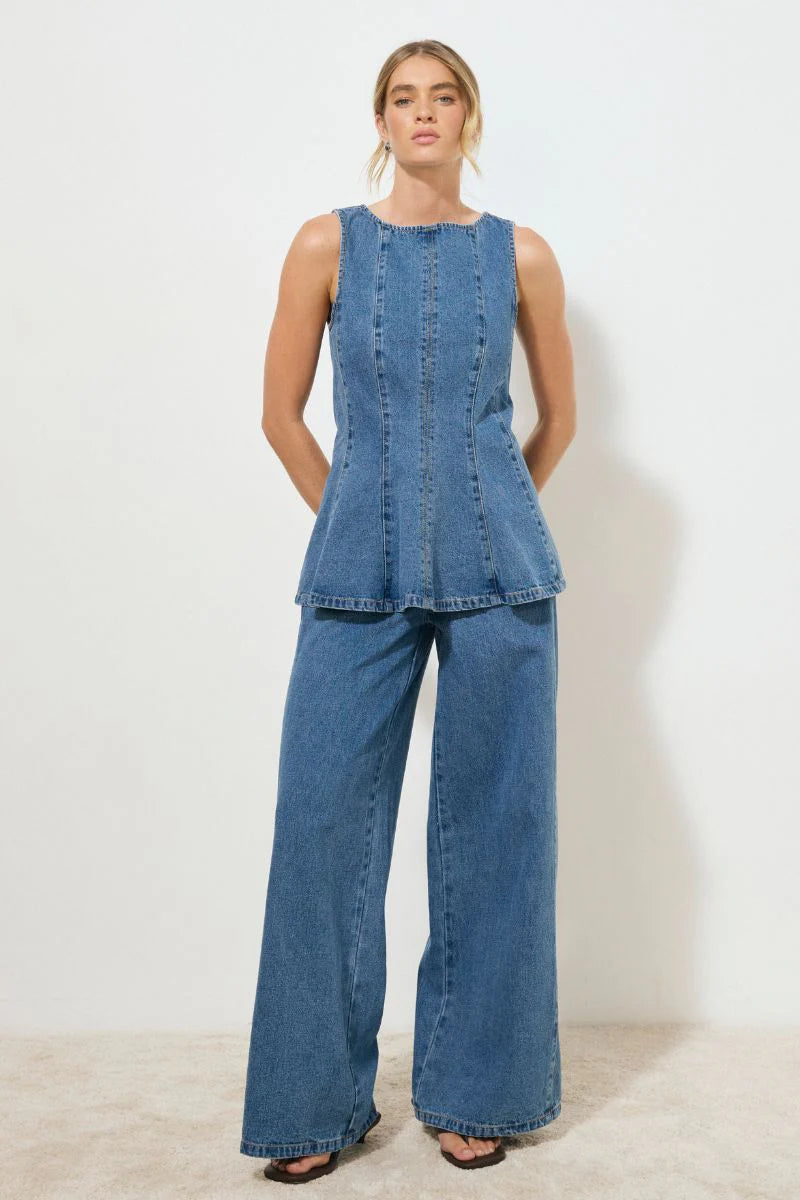 Mon Renn | Nomada Denim Top