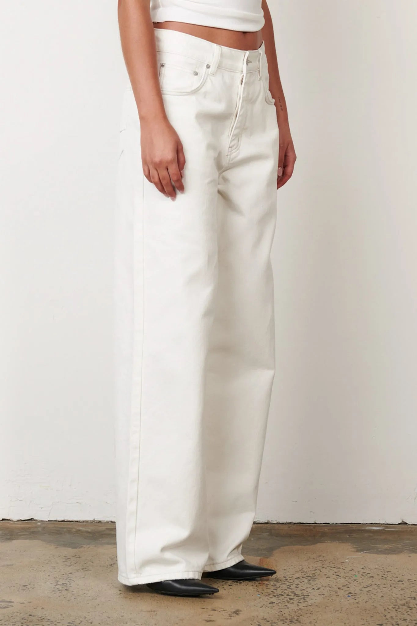 Bayse Brand | Perry Denim - Geisha White