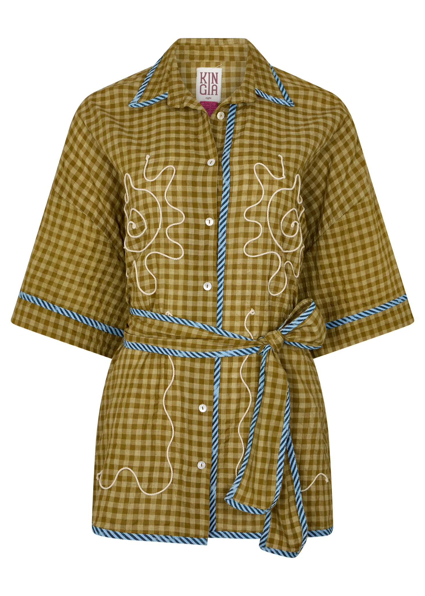 Kinga Csilla | Hulia Check Token Shirt