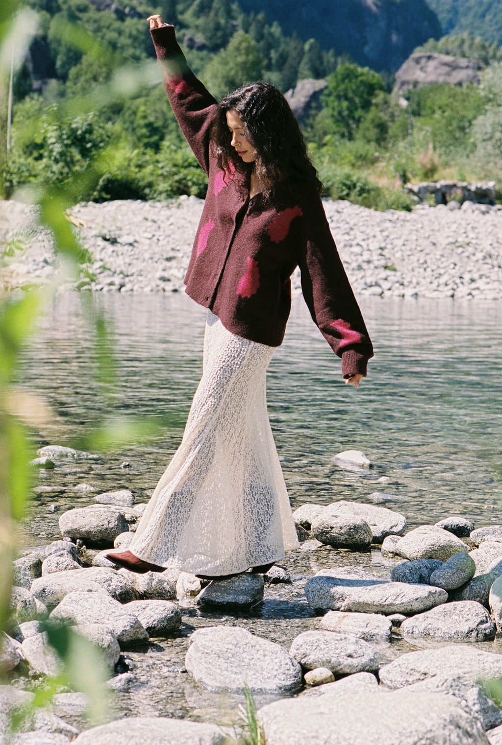 Kinga Csilla | Tarot Lace Mother Maxi Skirt