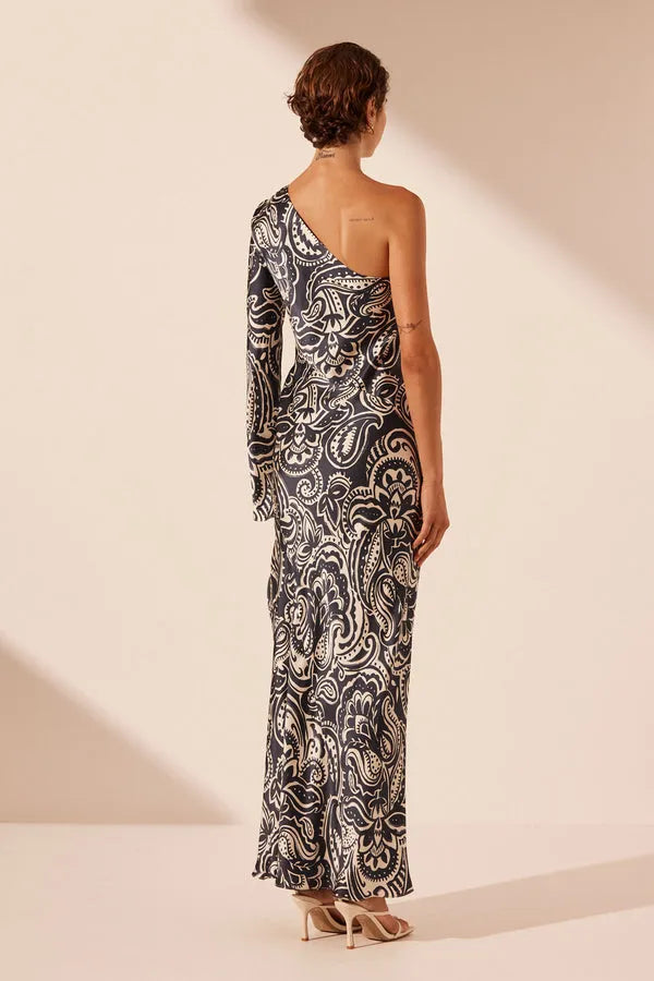 Shona Joy | Anthea Silk One Shoulder Maxi Dress