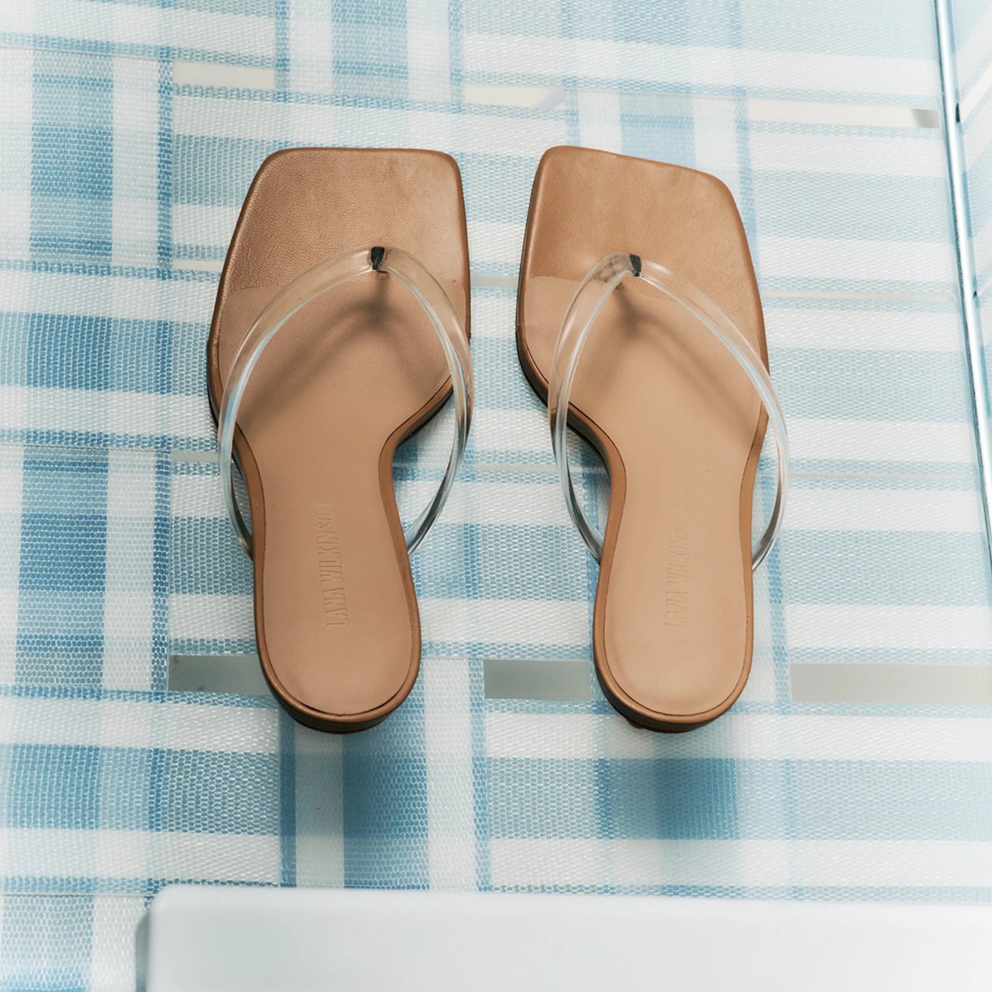 Lana Wilkinson | Keeley Sandal Beige Leather