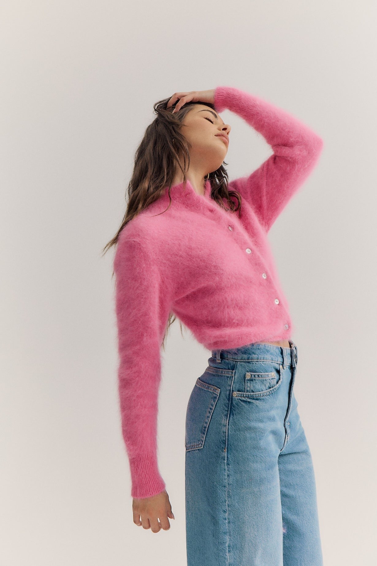 World Of Nomads | Bella Cashmere Cardigan - Bloom