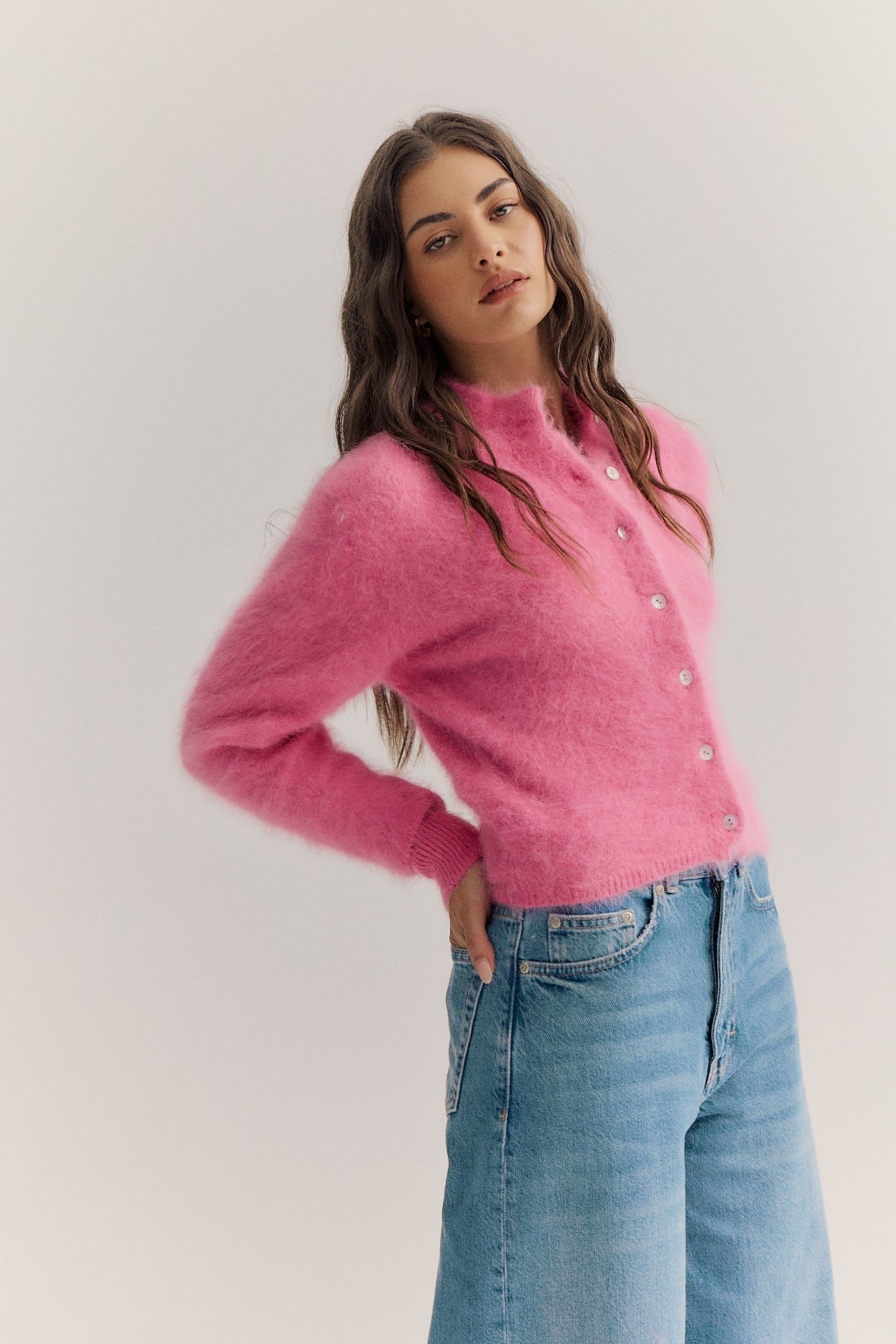 World Of Nomads | Bella Cashmere Cardigan - Bloom
