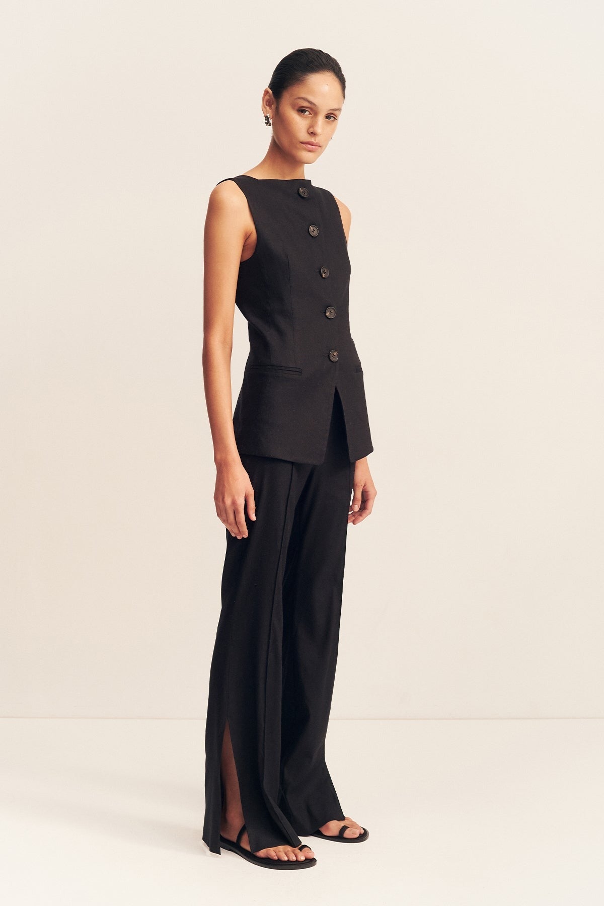 Shona Joy | Kasbah Vest - Black