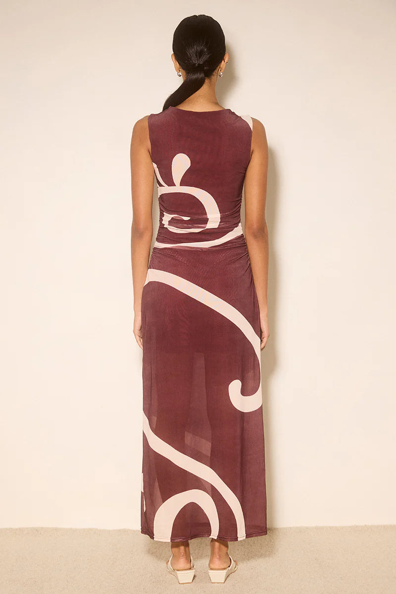 Mon Renn | Sierra Dress - Plum Swirl