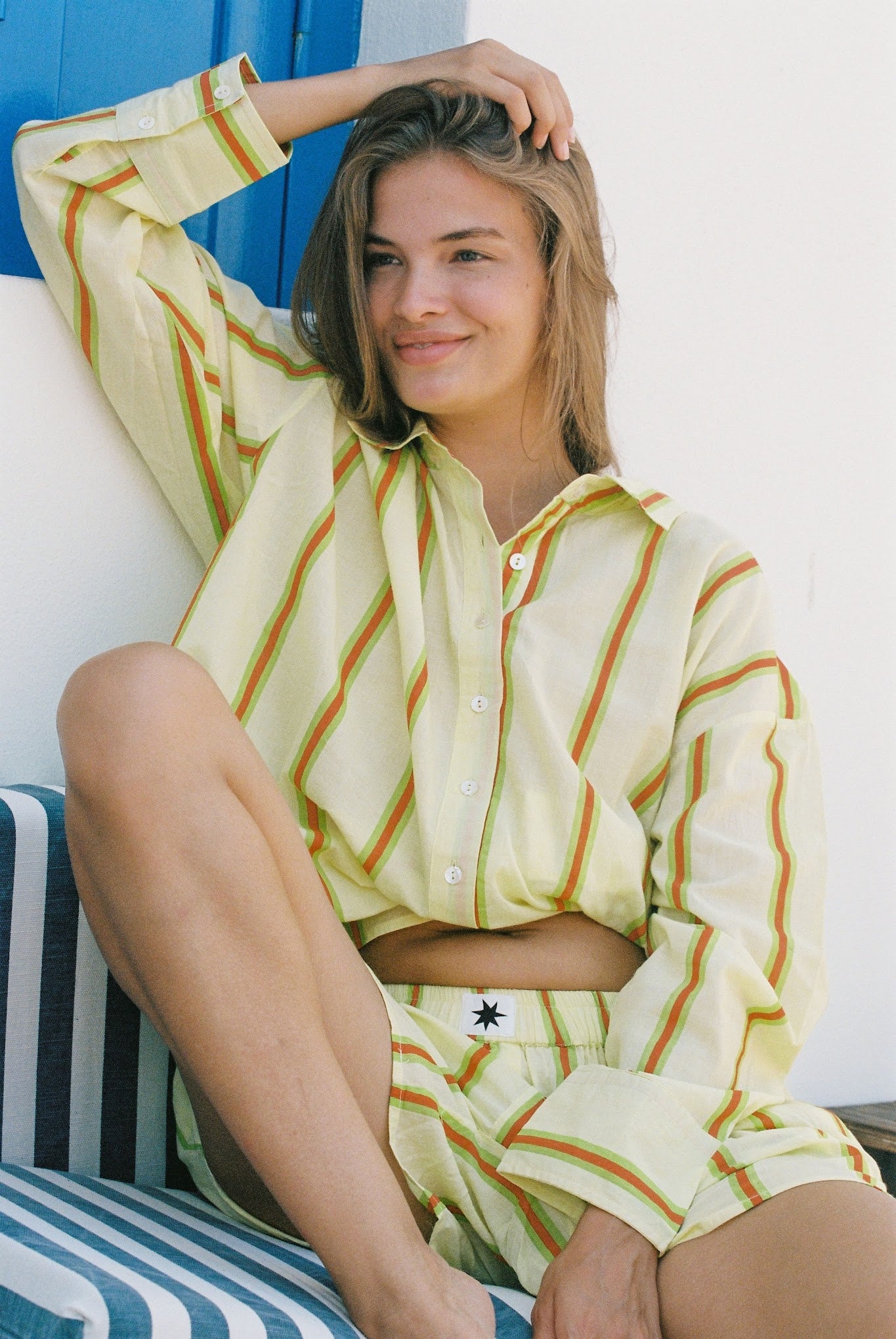 Ciao Ciao Vacation | Sandy Stripe Vines Shirt | Australia