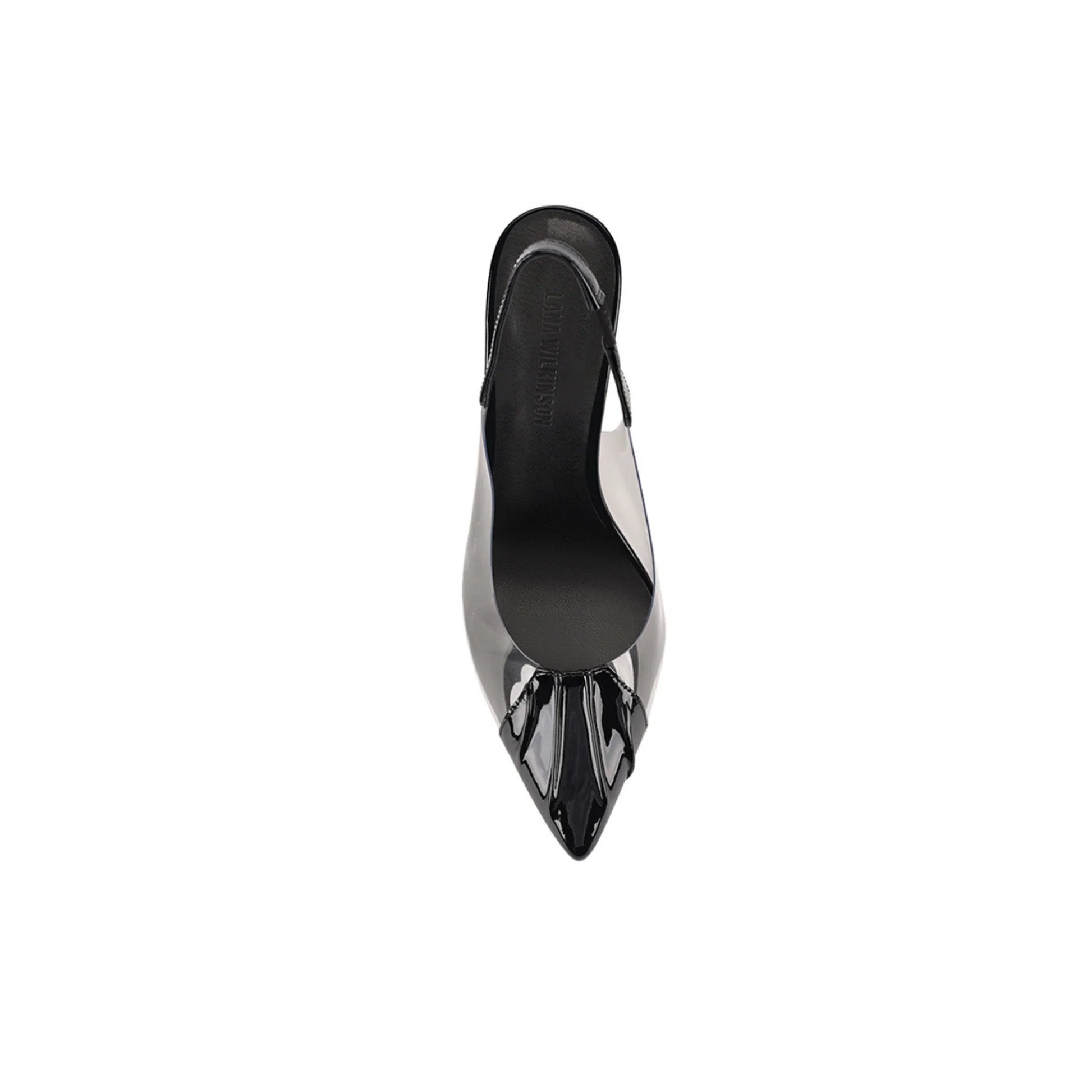 Lana Wilkinson | Remi Pump Vinylite & Black Patent Leather
