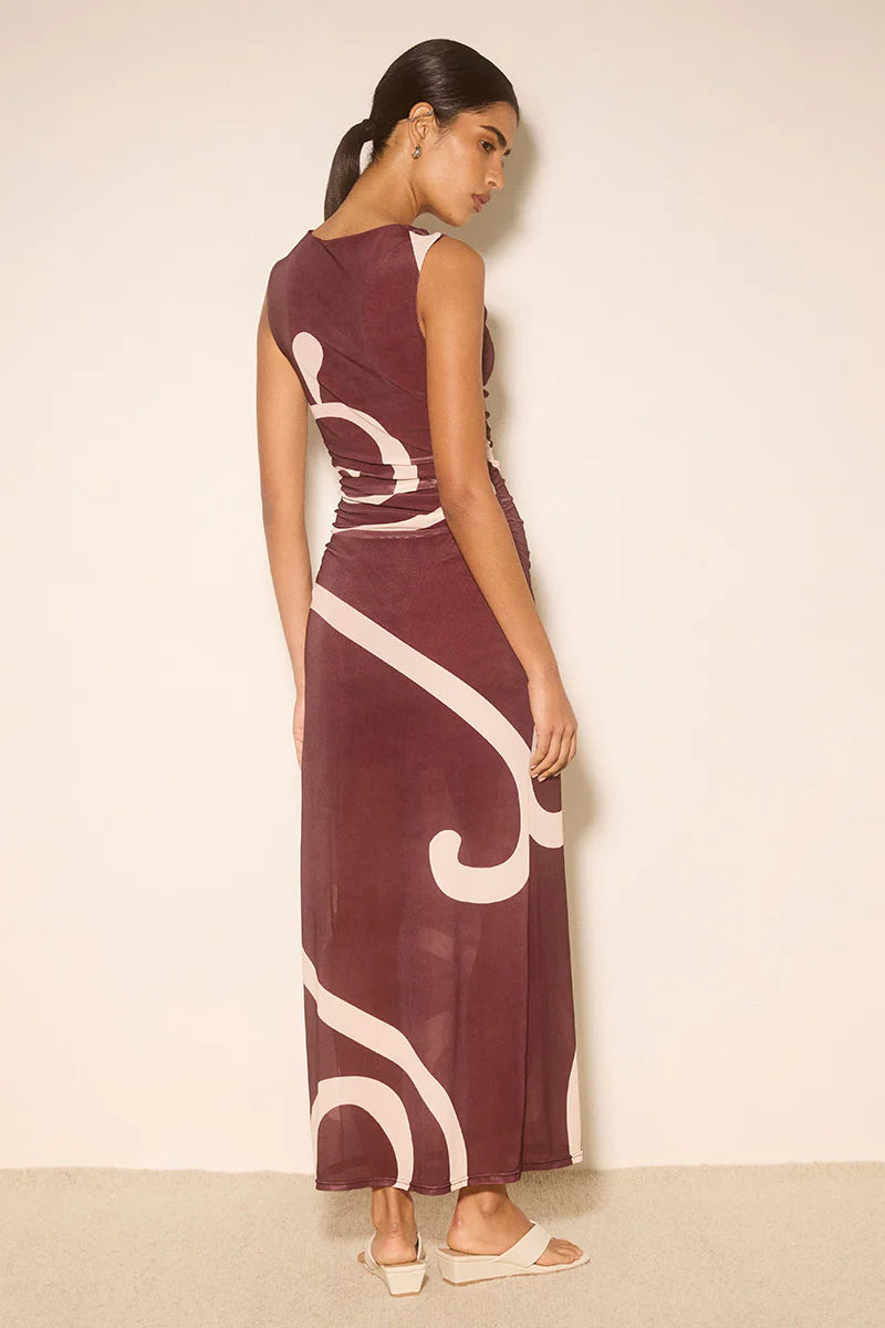 Mon Renn | Sierra Dress - Plum Swirl