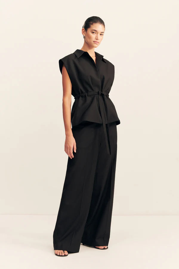 Shona Joy | Castro Wide Leg Belted Pant