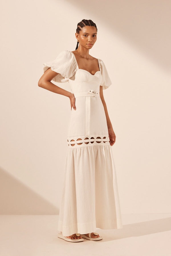 Shona Joy | Julieta Scallop Cut Out Maxi Dress