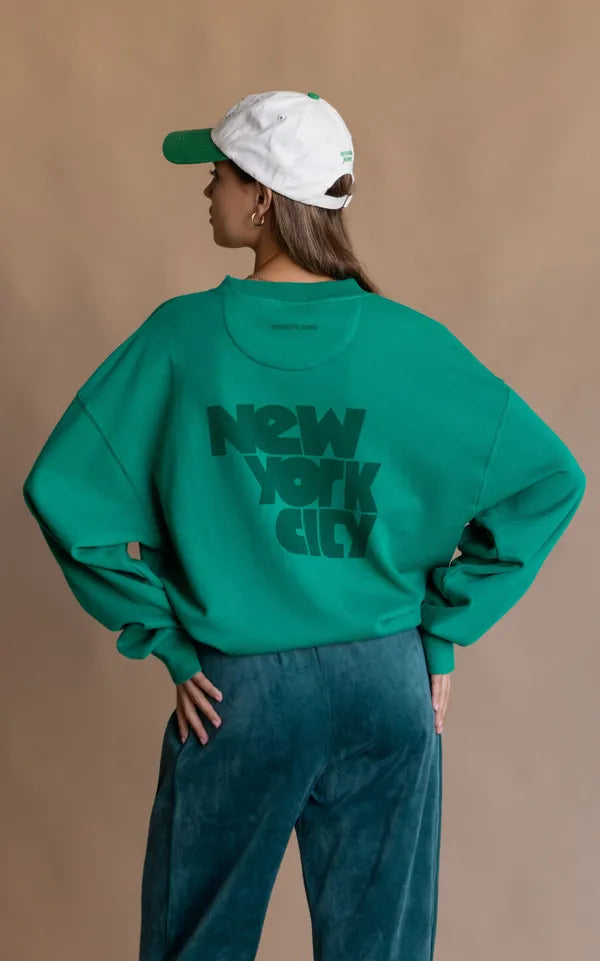 Araminta James | NYC Sweatshirt Washed Ivy