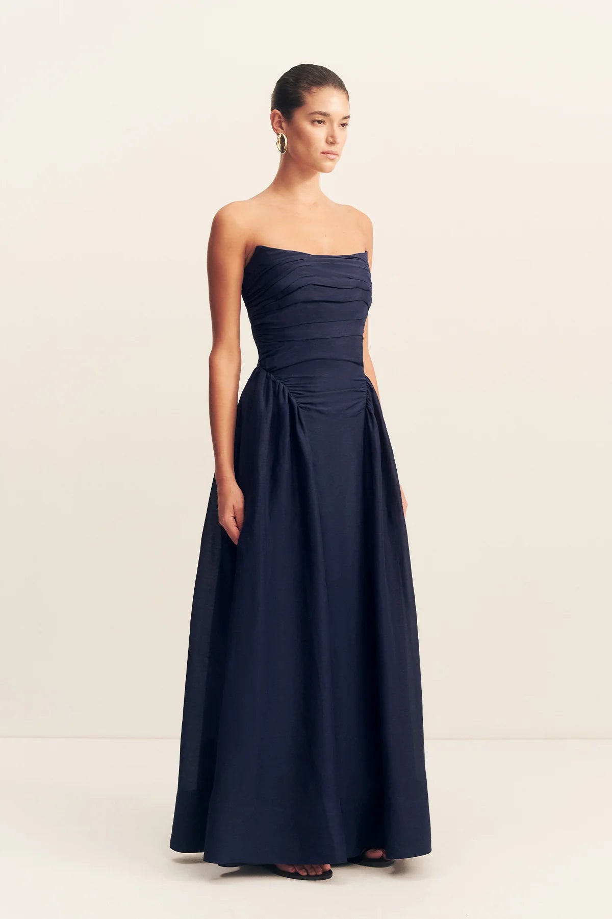 Shona Joy | Celeste Strapless Panelled Maxi Dress