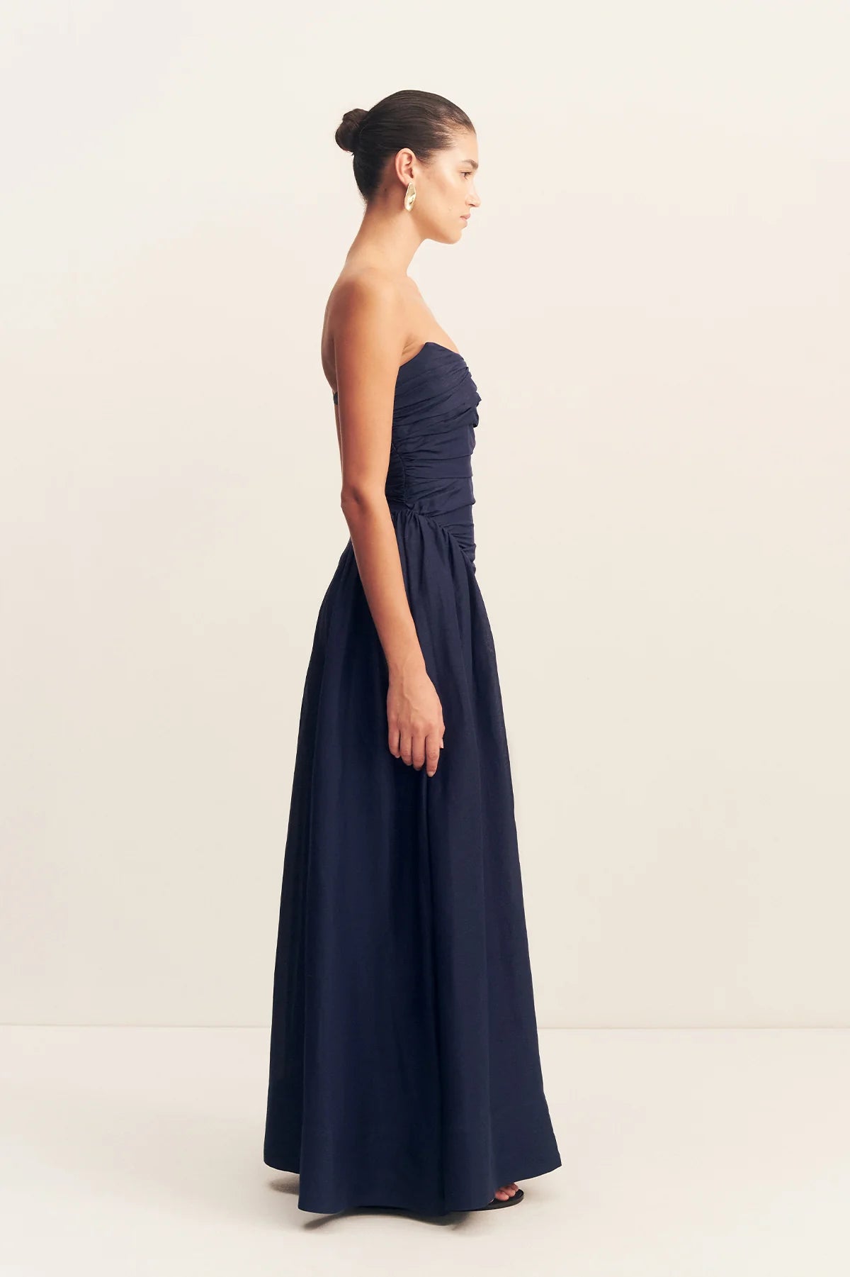 Shona Joy | Celeste Strapless Panelled Maxi Dress