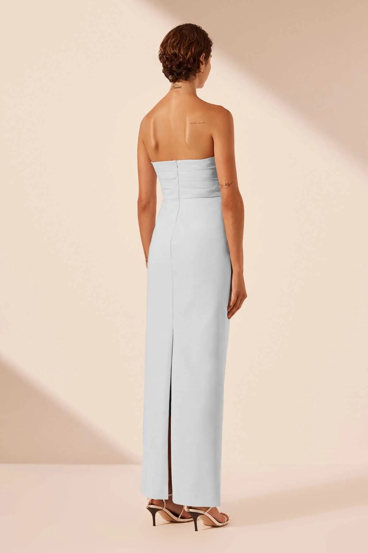 Shona Joy | Lani Strapless Draped Maxi Dress