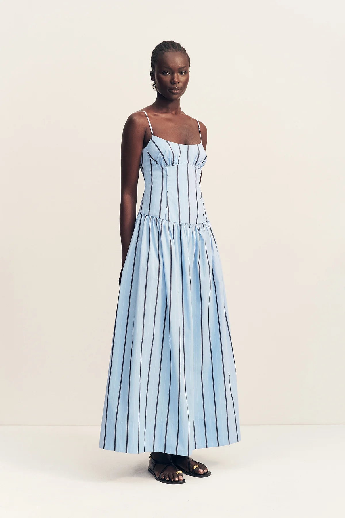 Shona Joy | Saxon Panelled Bustier Maxi Dress