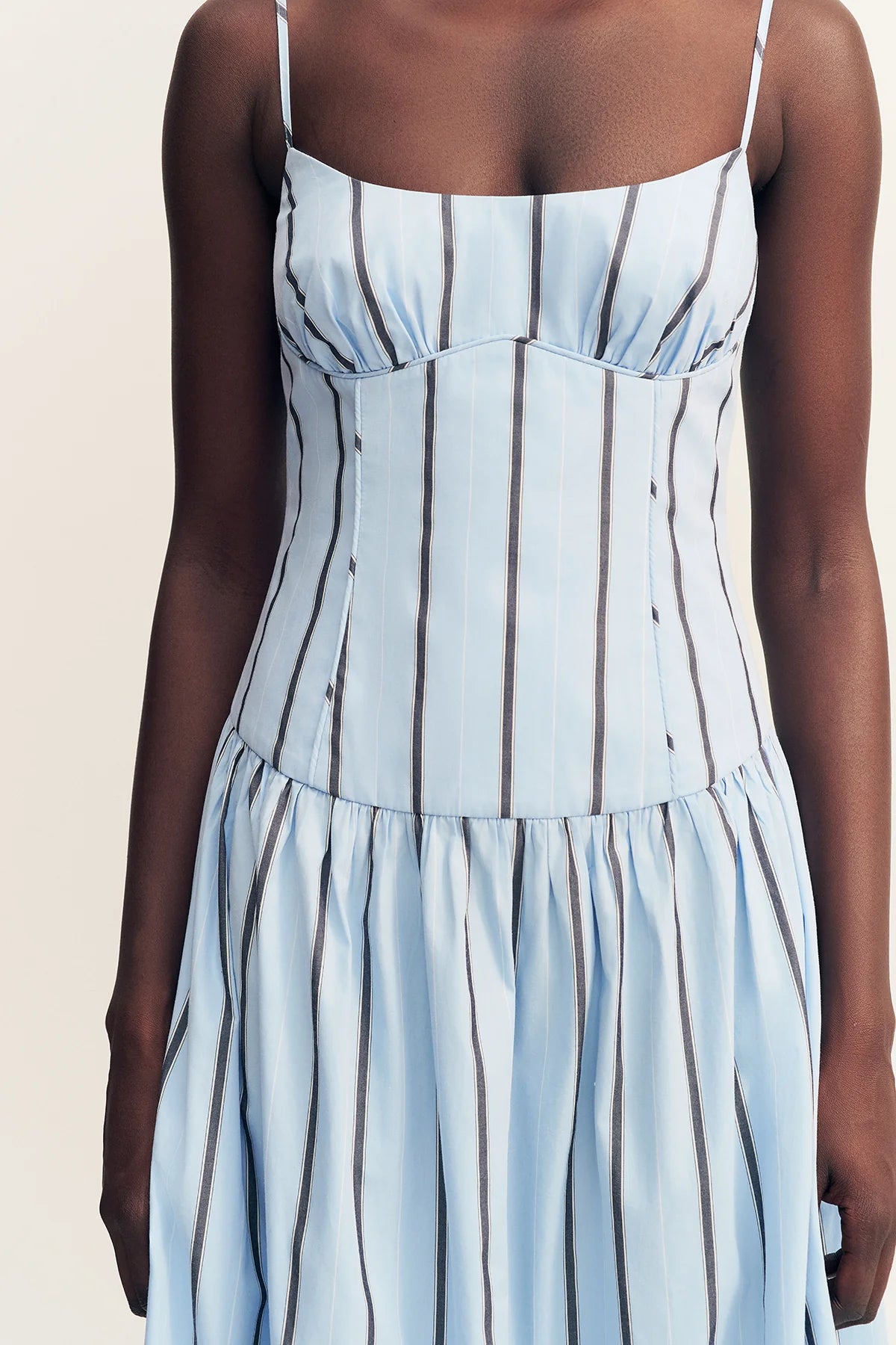 Shona Joy | Saxon Panelled Bustier Maxi Dress