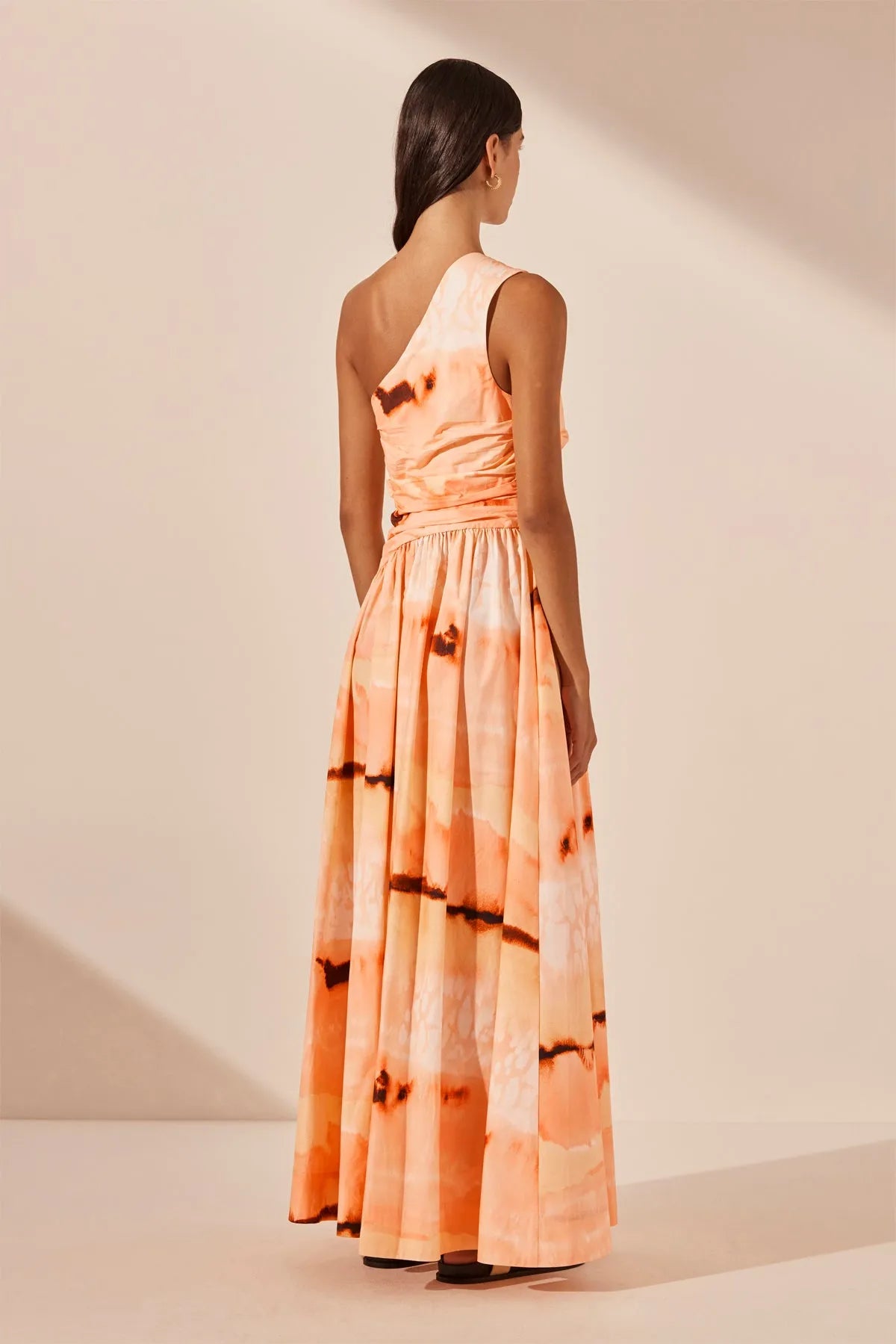 Shona Joy | Larissa Asymmetrical Gathered Maxi Dress