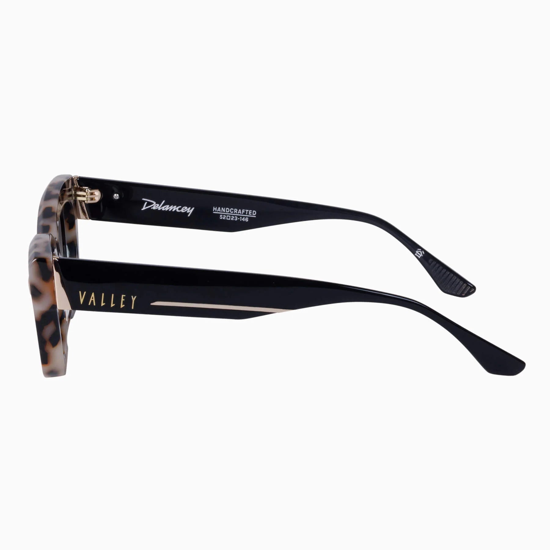 Valley | Delancey - Cookie Tort w. Gold Metal / Black Gradient Lens