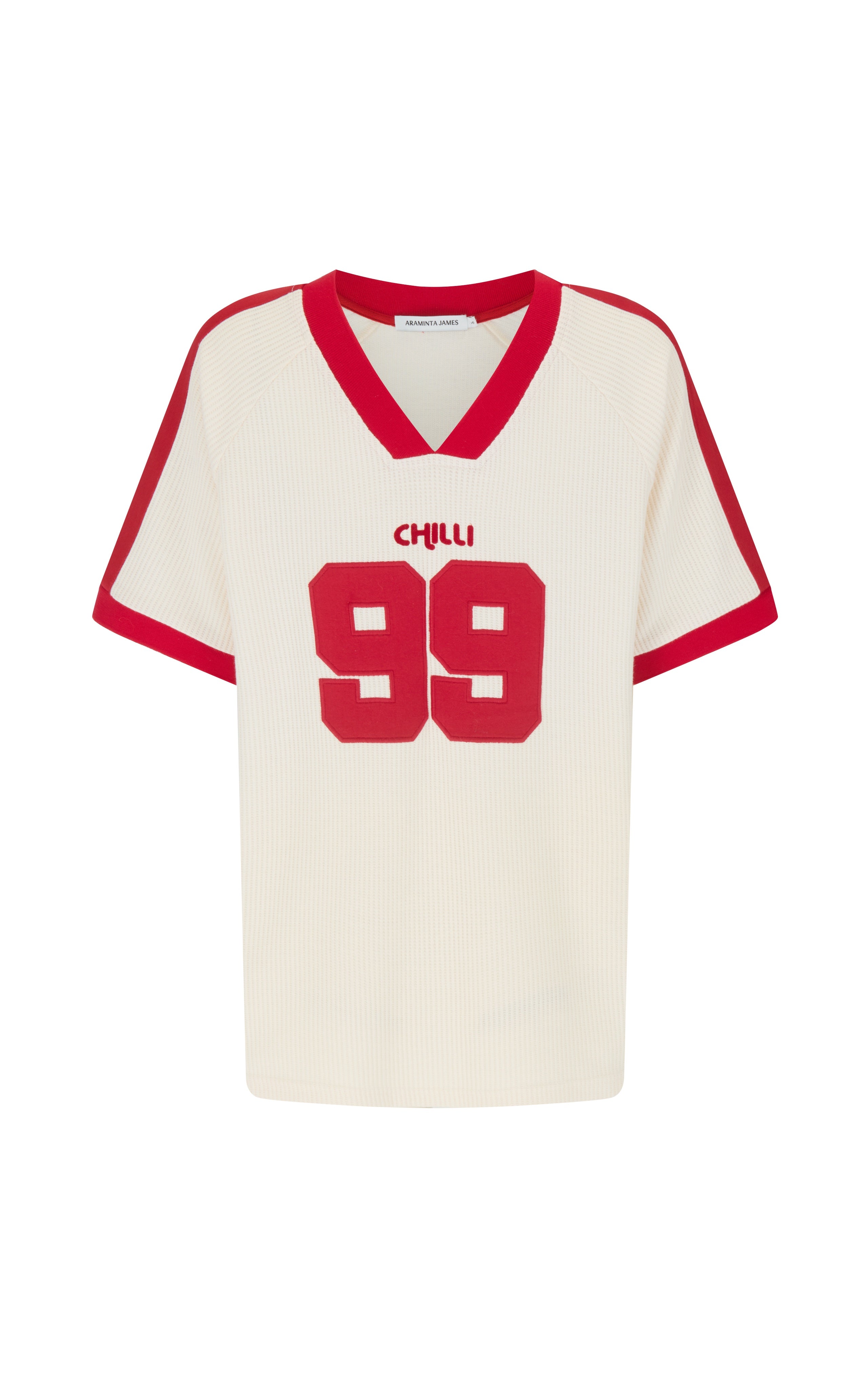 Araminta James | Chilli 99 Waffle Tee Coconut