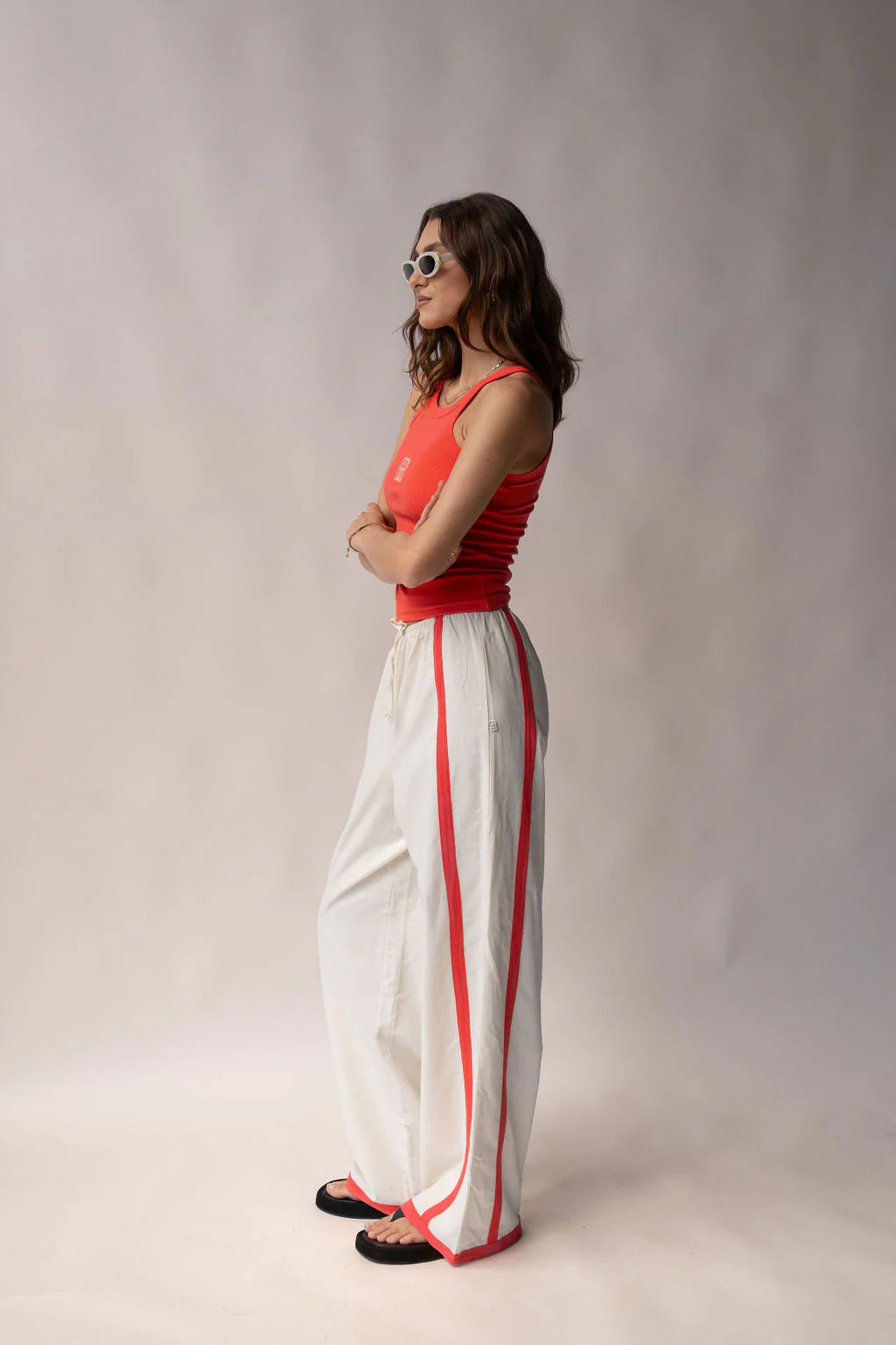 Araminta James | Del Mar Pant Lobster Red