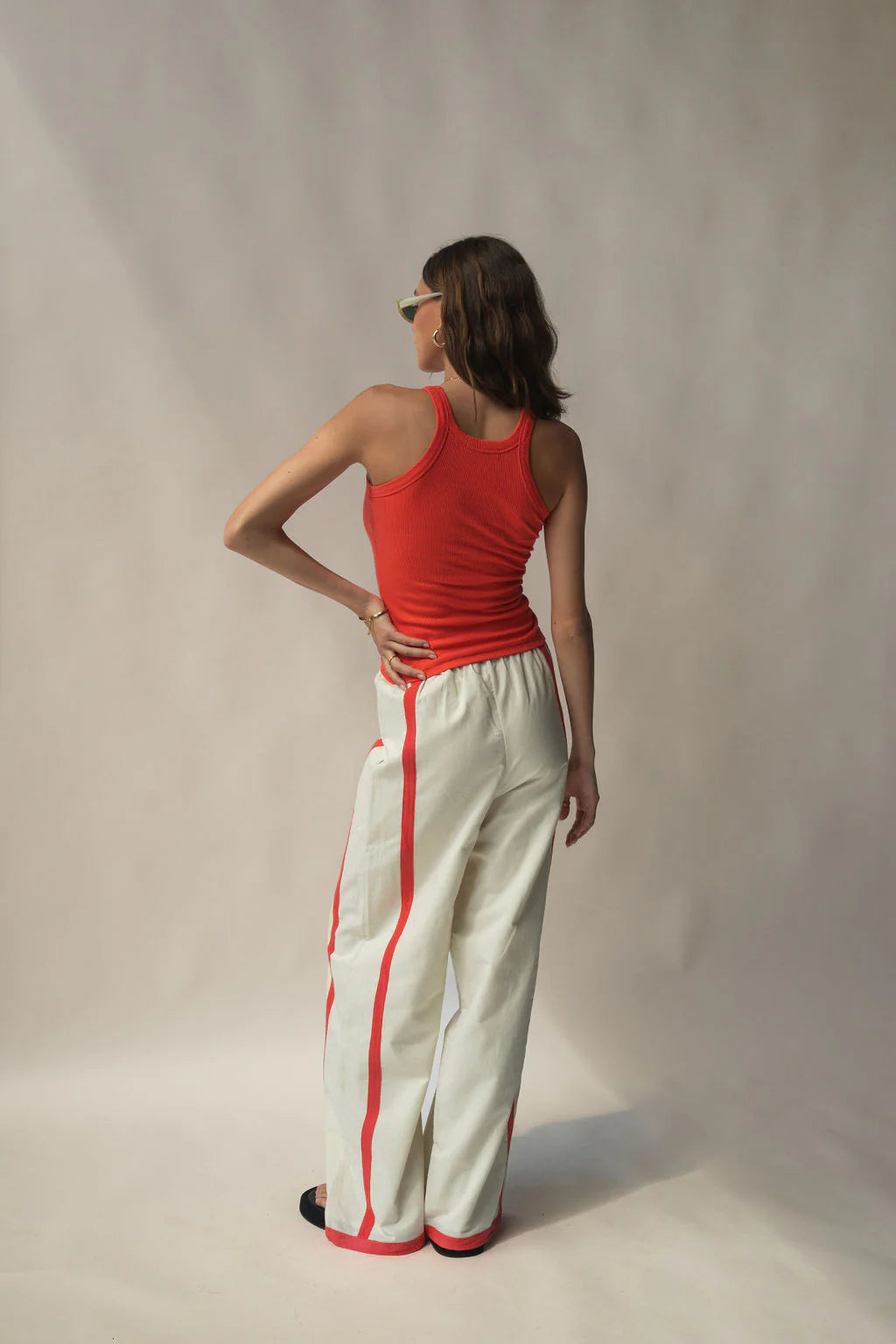 Araminta James | Del Mar Pant Lobster Red