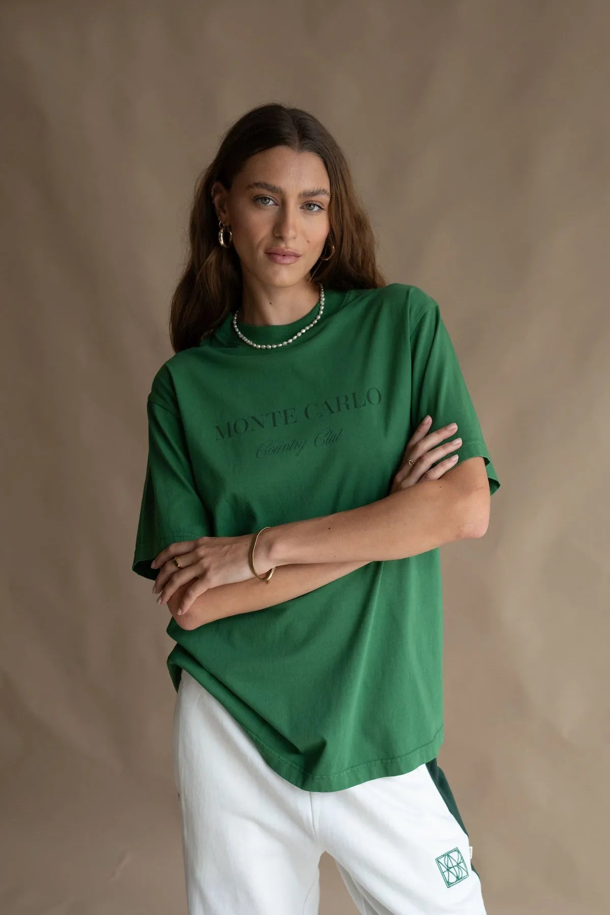 Araminta James | Monte Tee Dark Green