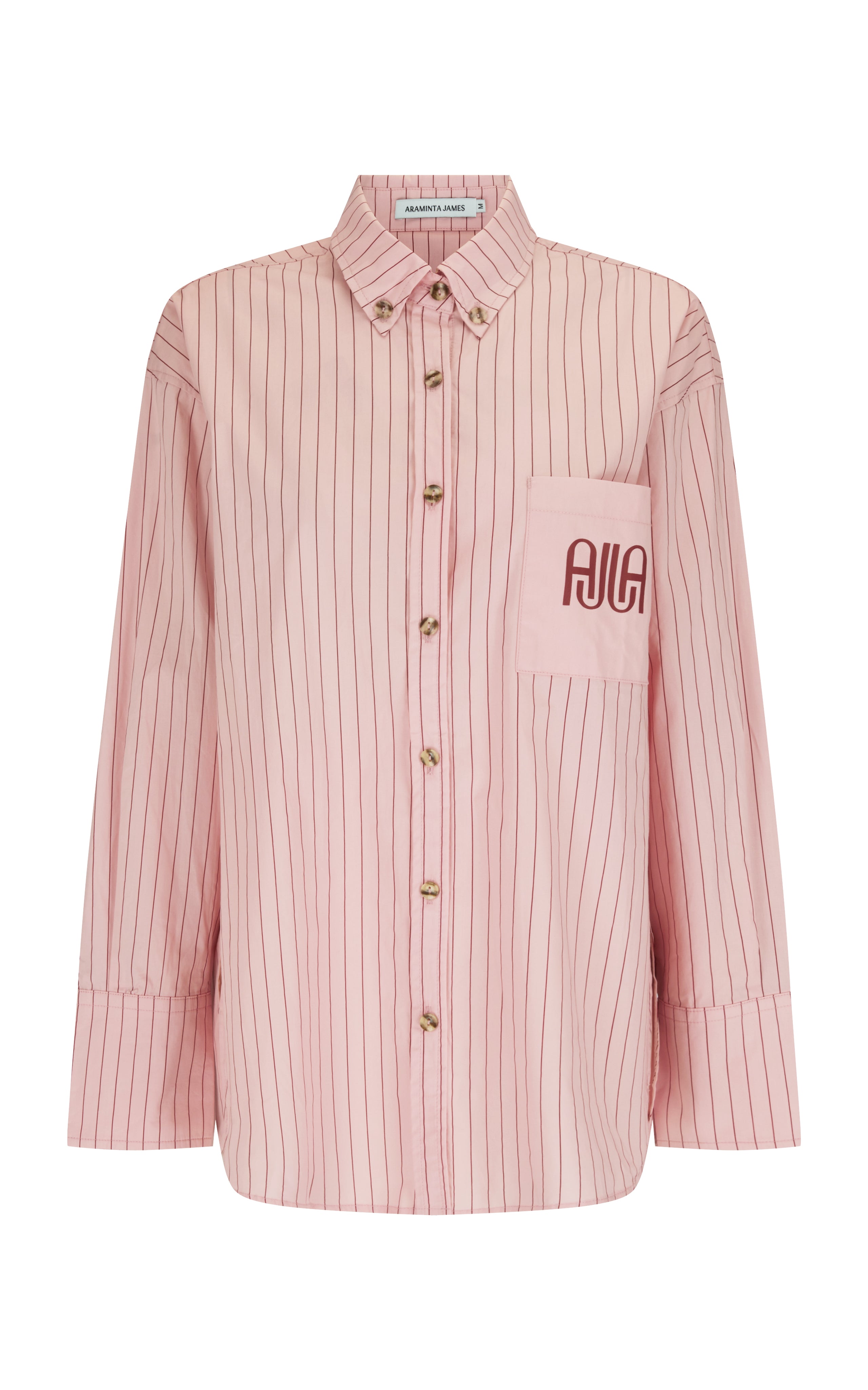Araminta James | AJJA Pocket Shirt Blush Pink