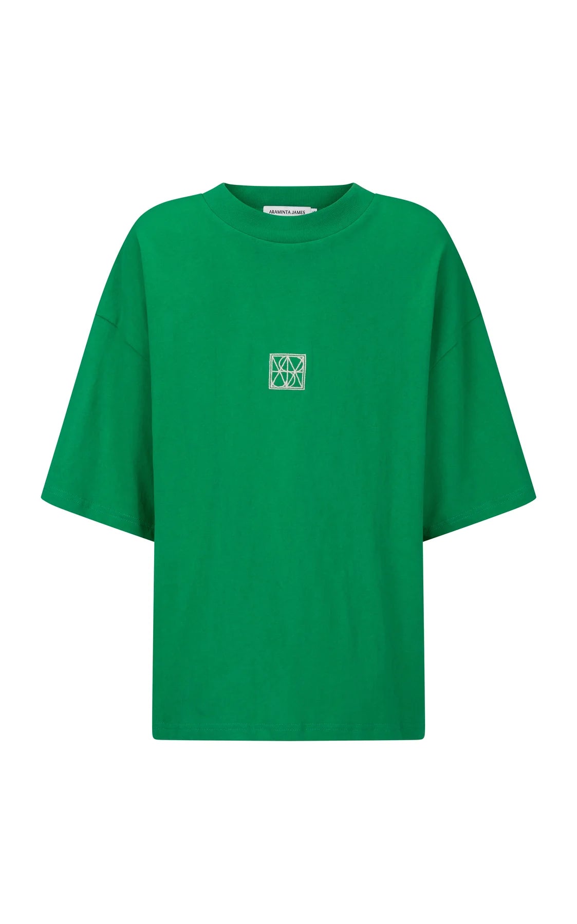 Araminta James | Monogram Classic Tee - Deep Green