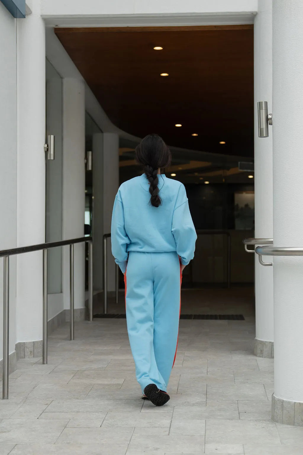 Araminta James | Classic Track Pant Ice Blue