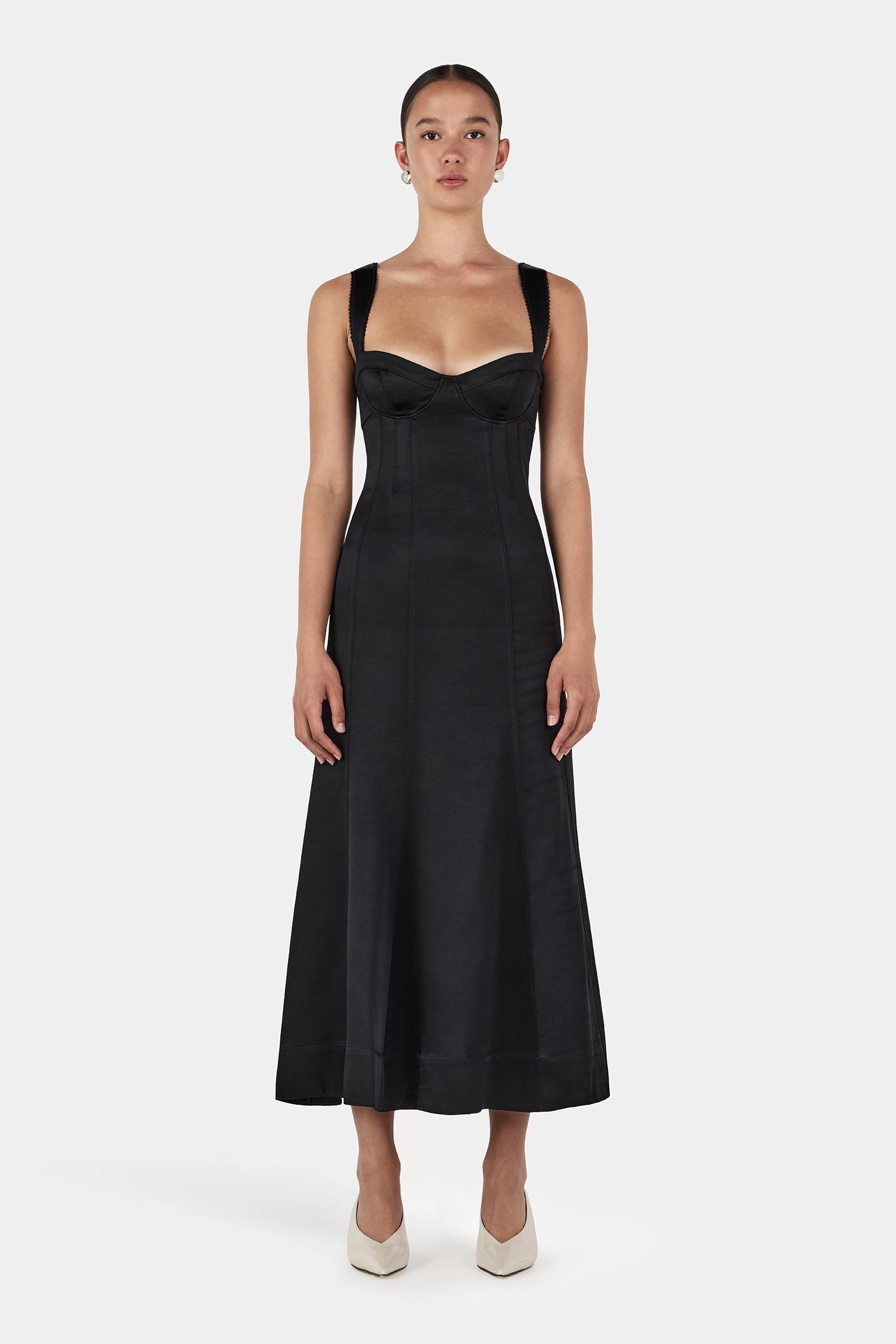 Hansen & Gretel | Alessandra Midi Dress - Black