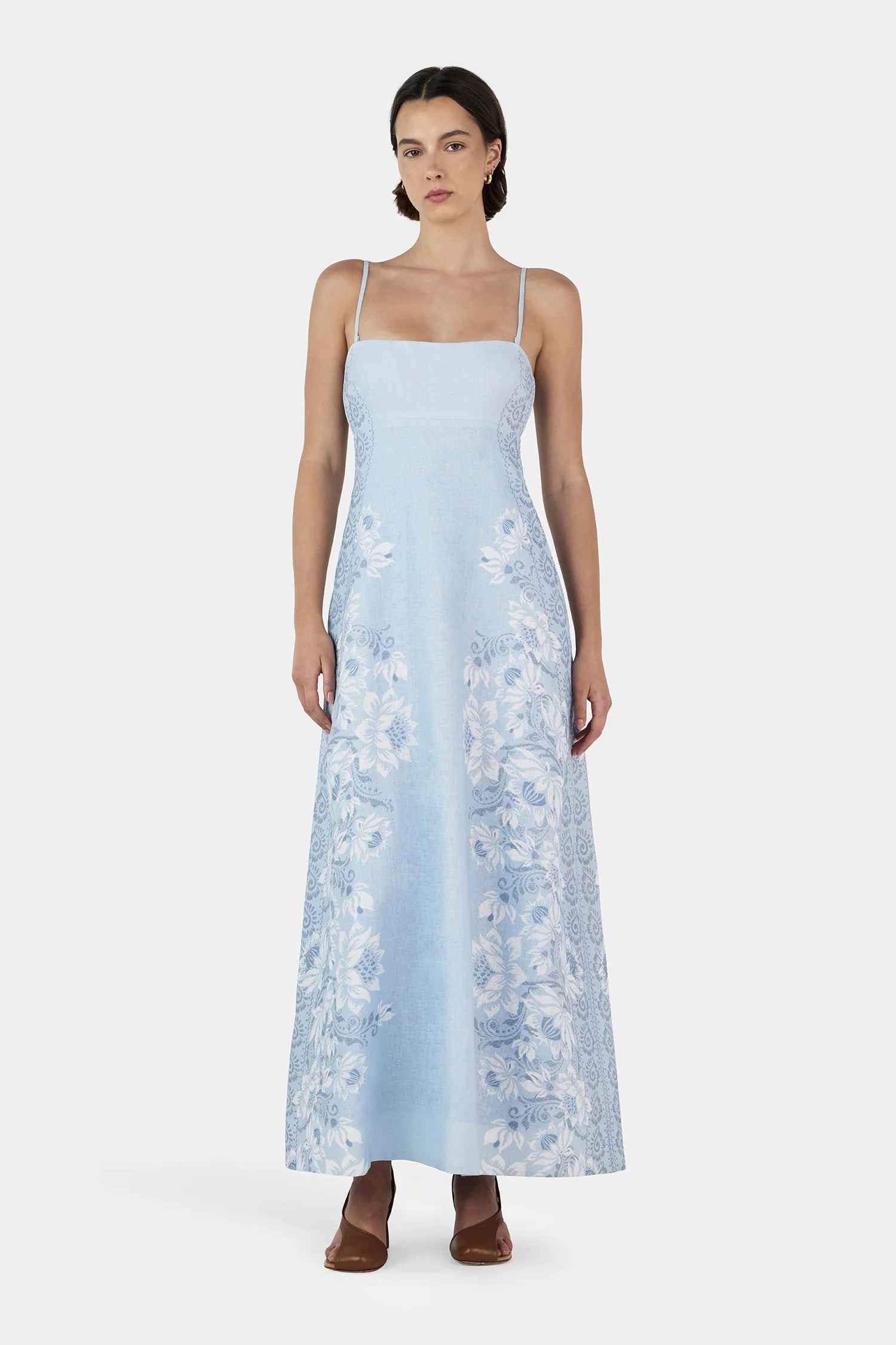 Hansen & Gretel | Alida Linen Maxi Dress - Bells Beach